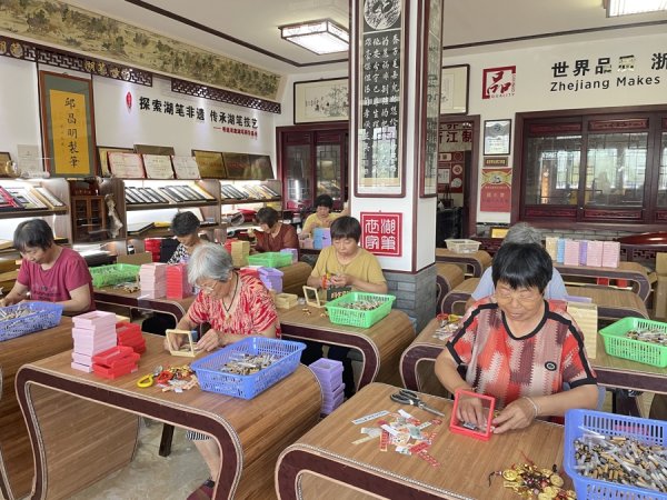 中祥网 联票+文创激活非遗经济，南浔善琏“福笔”成共富新载体